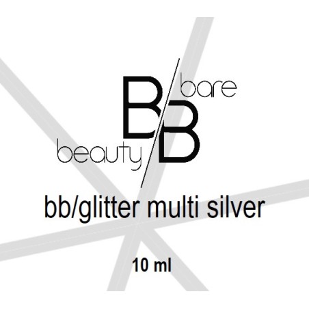 creative glitter multi silver 10g